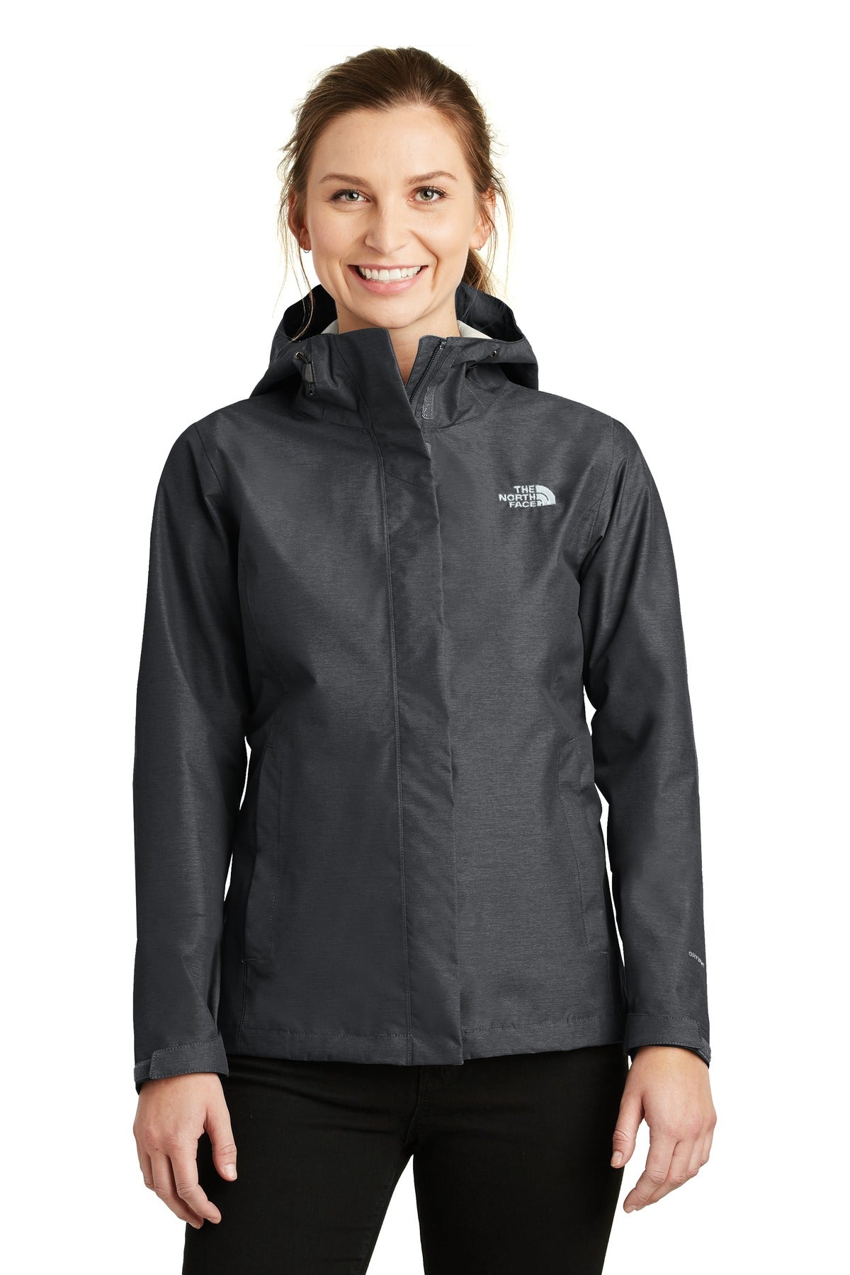 The North Face  Women's DryVent Rain Jacket. NF0A3LH5 TNF Dark Grey Heather