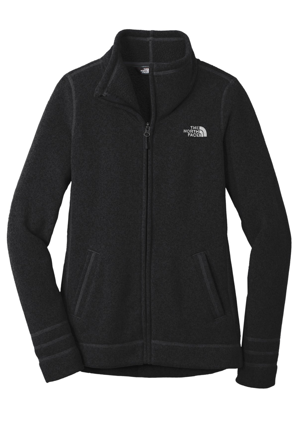 The North Face  Women's Sweater Fleece Jacket. NF0A3LH8 TNF Black Heather