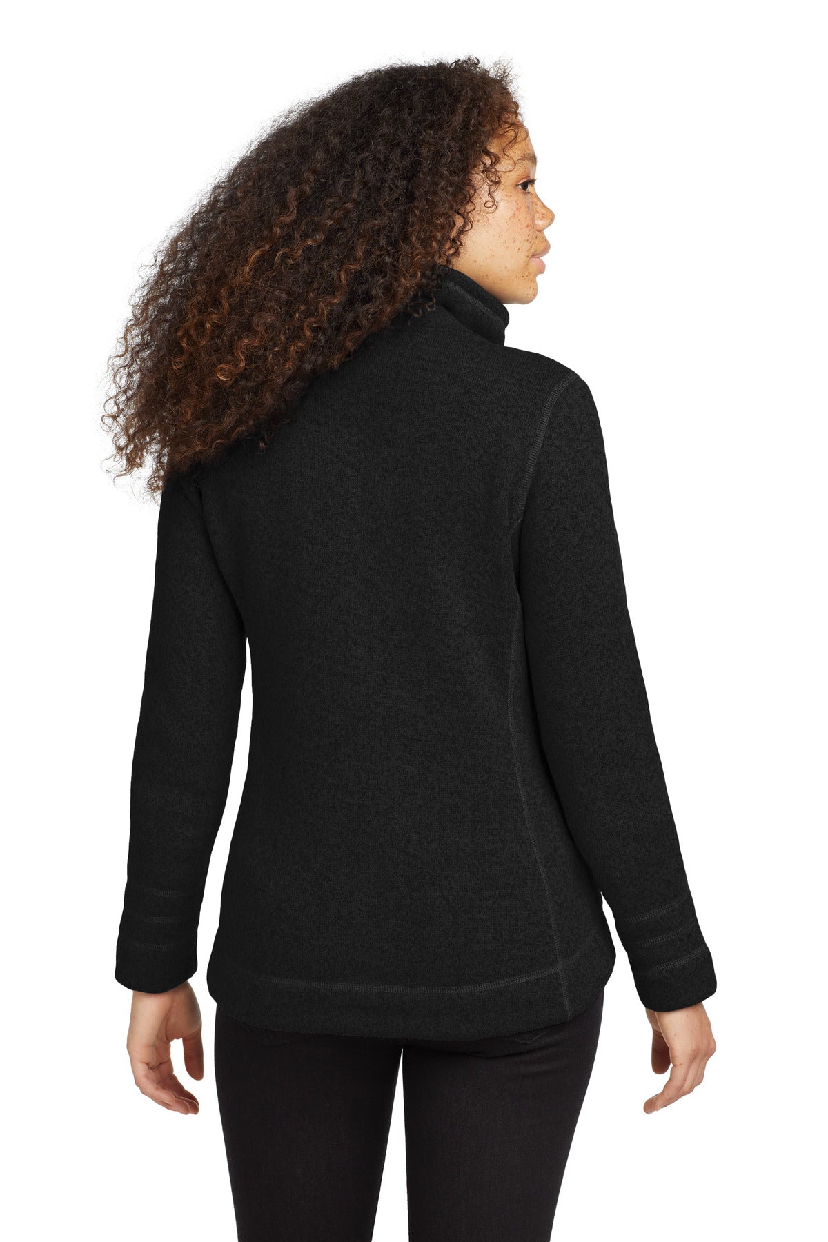The North Face  Women's Sweater Fleece Jacket. NF0A3LH8 TNF Black Heather