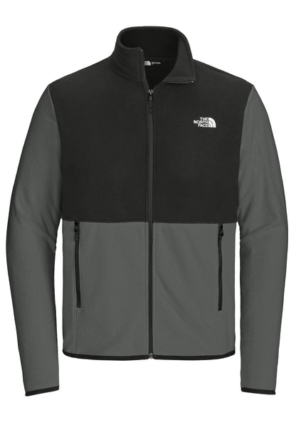 The North Face Glacier Full-Zip Fleece Jacket NF0A7V4J Asphalt Grey/ TNF Black