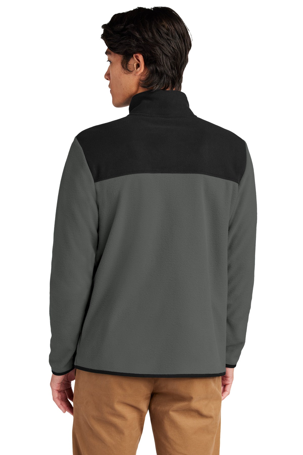 The North Face Glacier Full-Zip Fleece Jacket NF0A7V4J Asphalt Grey/ TNF Black