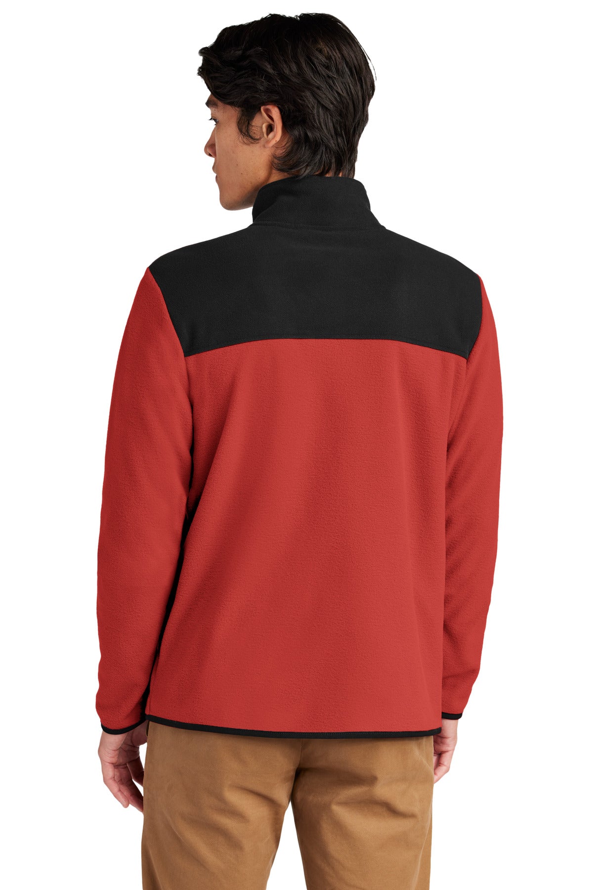 The North Face Glacier Full-Zip Fleece Jacket NF0A7V4J Rage Red / TNF Black