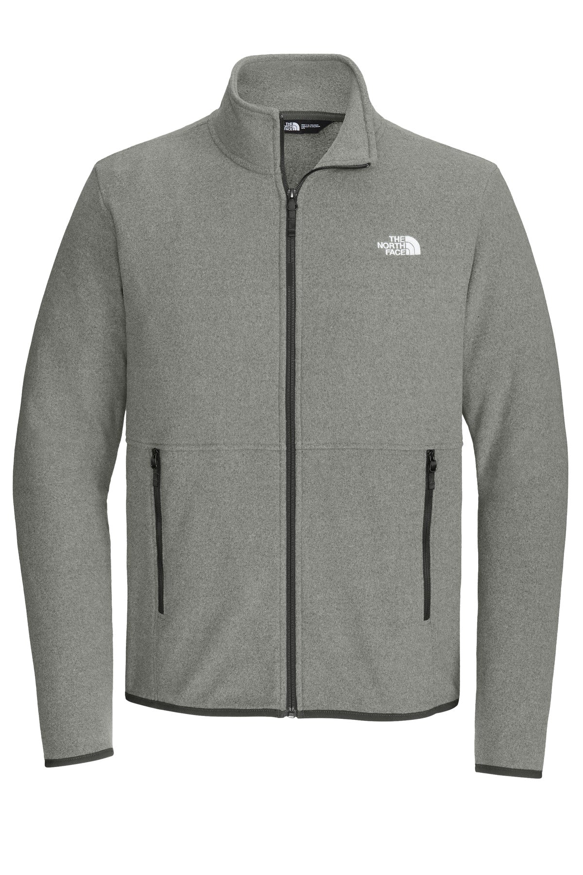 The North Face Glacier Full-Zip Fleece Jacket NF0A7V4J TNF Medium Grey Heather