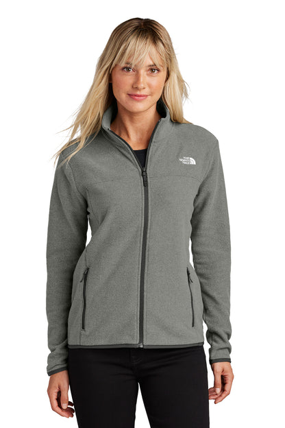 The North Face Women's Glacier Full-Zip Fleece Jacket NF0A7V4K TNF Medium Grey Heather