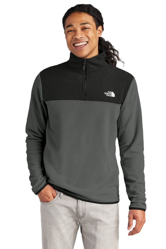 The North Face Glacier 1/4-Zip Fleece NF0A7V4L Asphalt Grey/ TNF Black