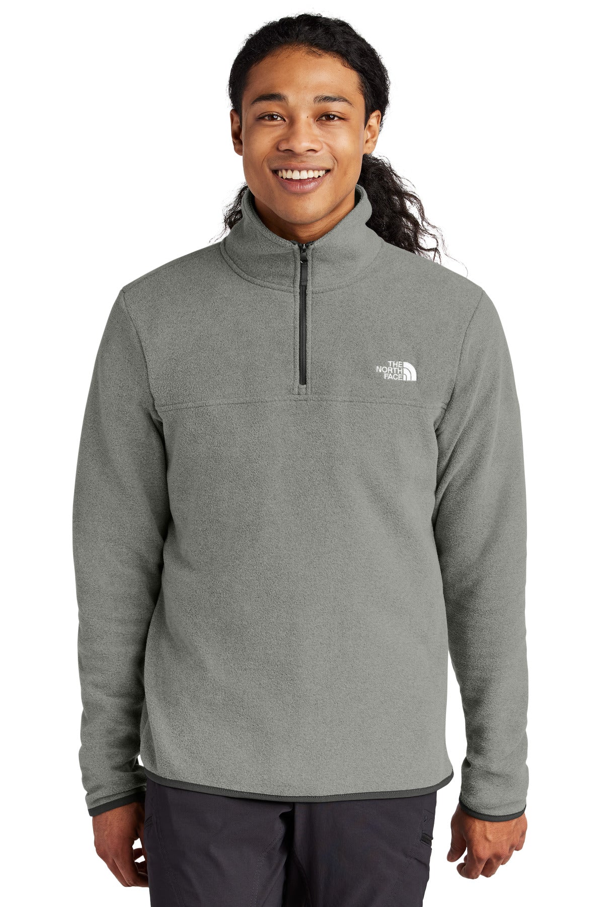 The North Face Glacier 1/4-Zip Fleece NF0A7V4L TNF Medium Grey Heather