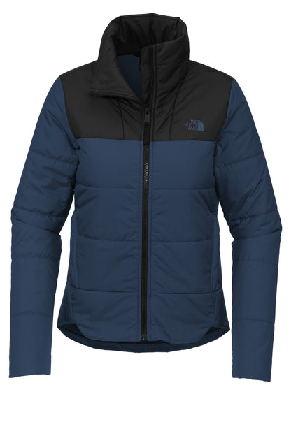 The North Face Women's Chest Logo Everyday Insulated Jacket NF0A7V6K Shady Blue