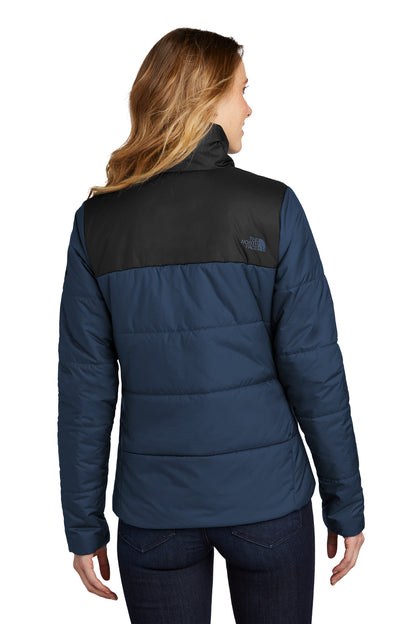 The North Face Women's Chest Logo Everyday Insulated Jacket NF0A7V6K Shady Blue