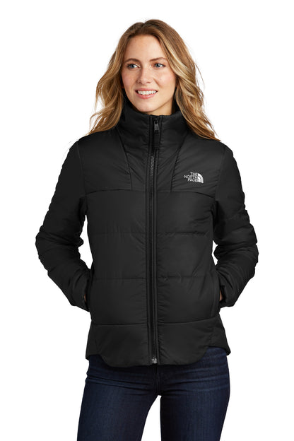 The North Face Women's Chest Logo Everyday Insulated Jacket NF0A7V6K TNF Black