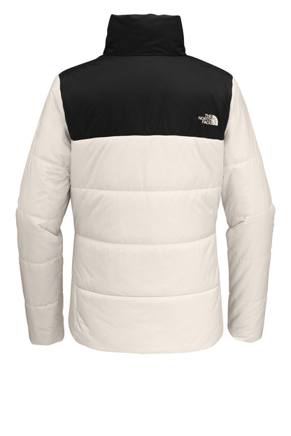 The North Face Women's Chest Logo Everyday Insulated Jacket NF0A7V6K Vintage White