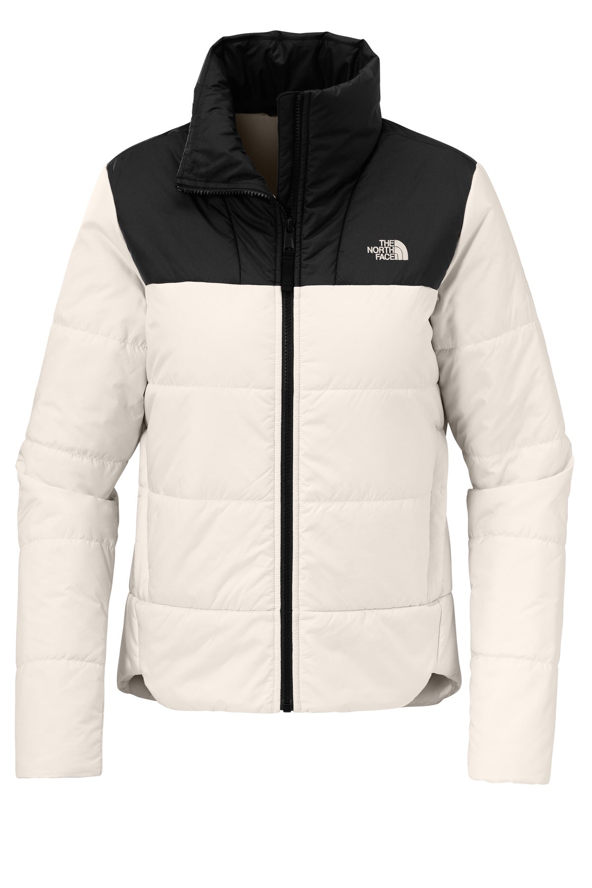 The North Face Women's Chest Logo Everyday Insulated Jacket NF0A7V6K Vintage White