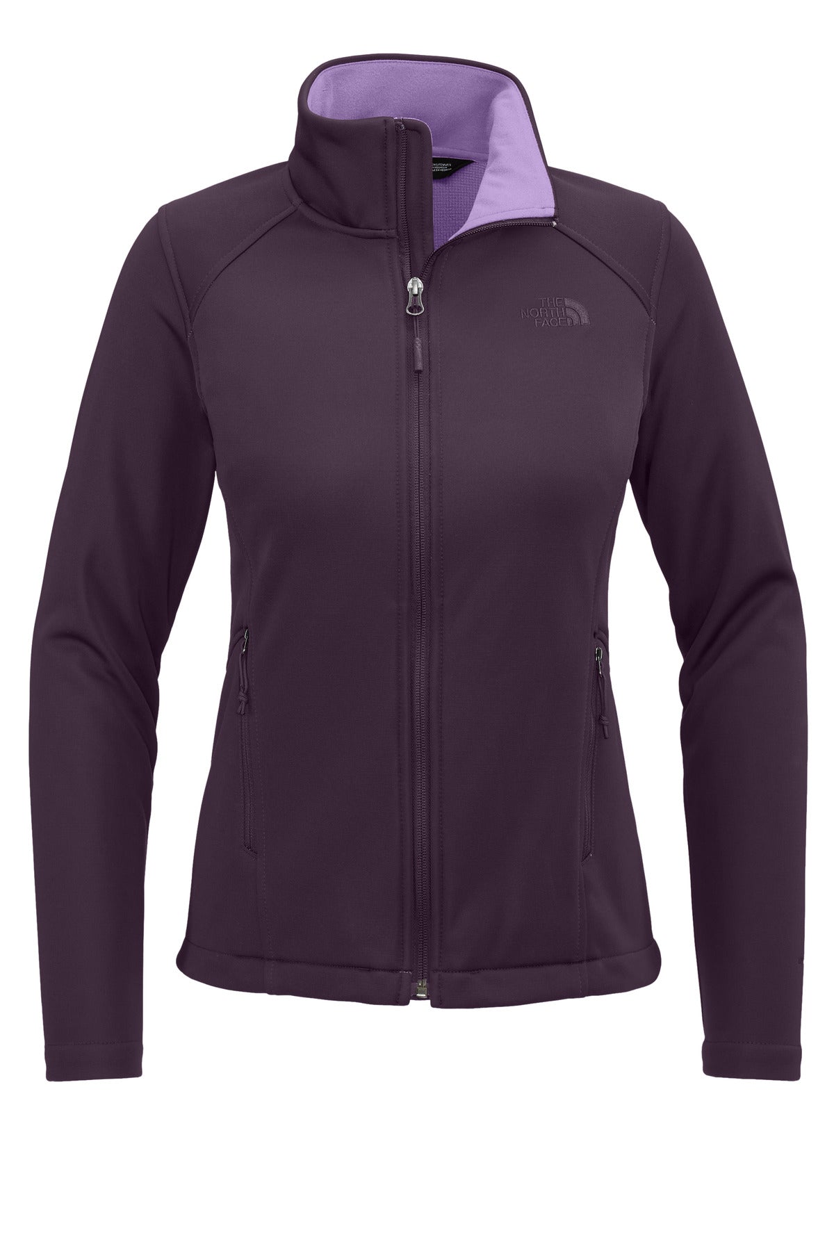 The North Face Women's Chest Logo Ridgewall Soft Shell Jacket NF0A88D4 TNF Blackberry Wine