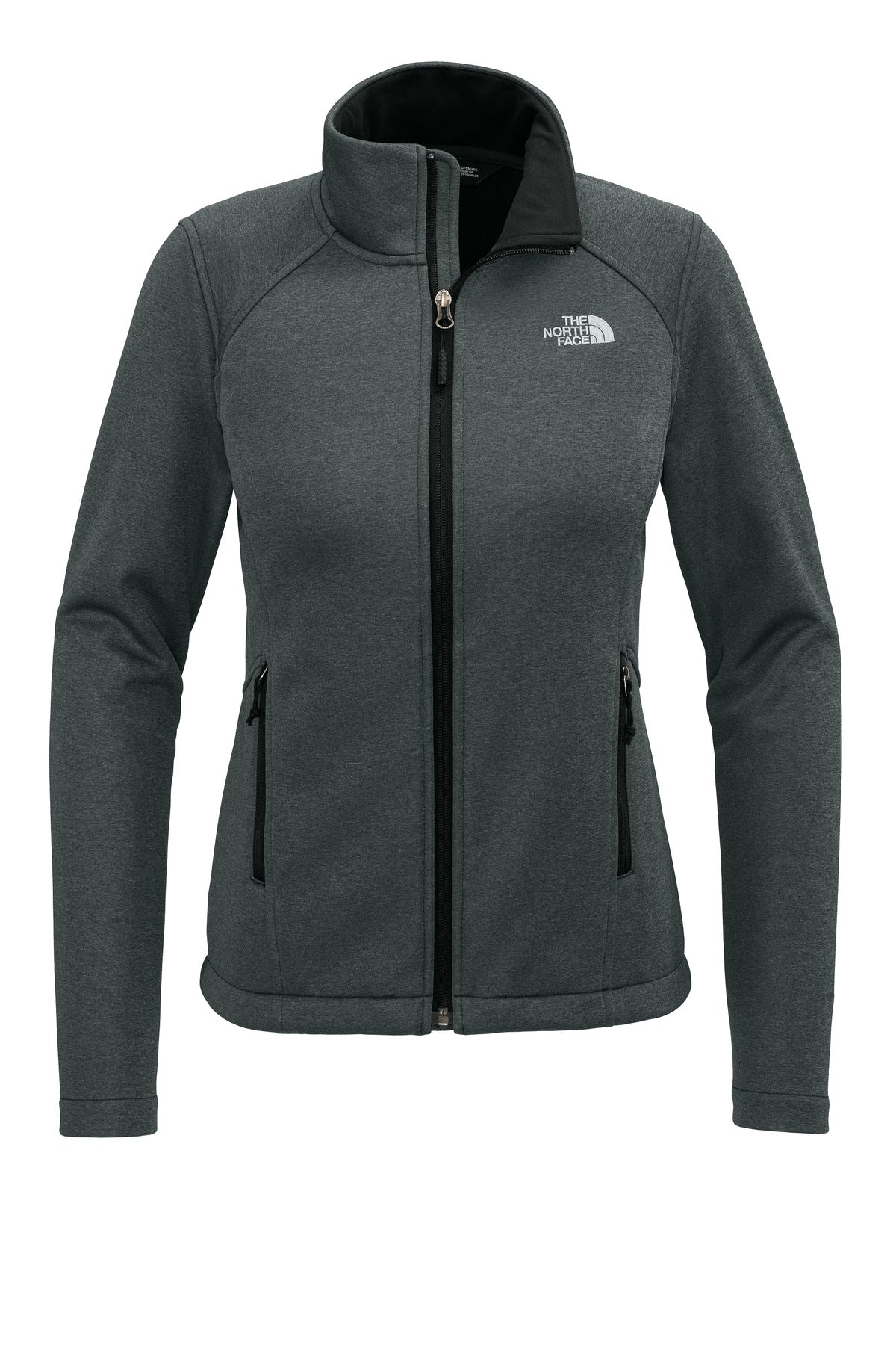 The North Face Women's Chest Logo Ridgewall Soft Shell Jacket NF0A88D4 TNF Dark Grey Heather