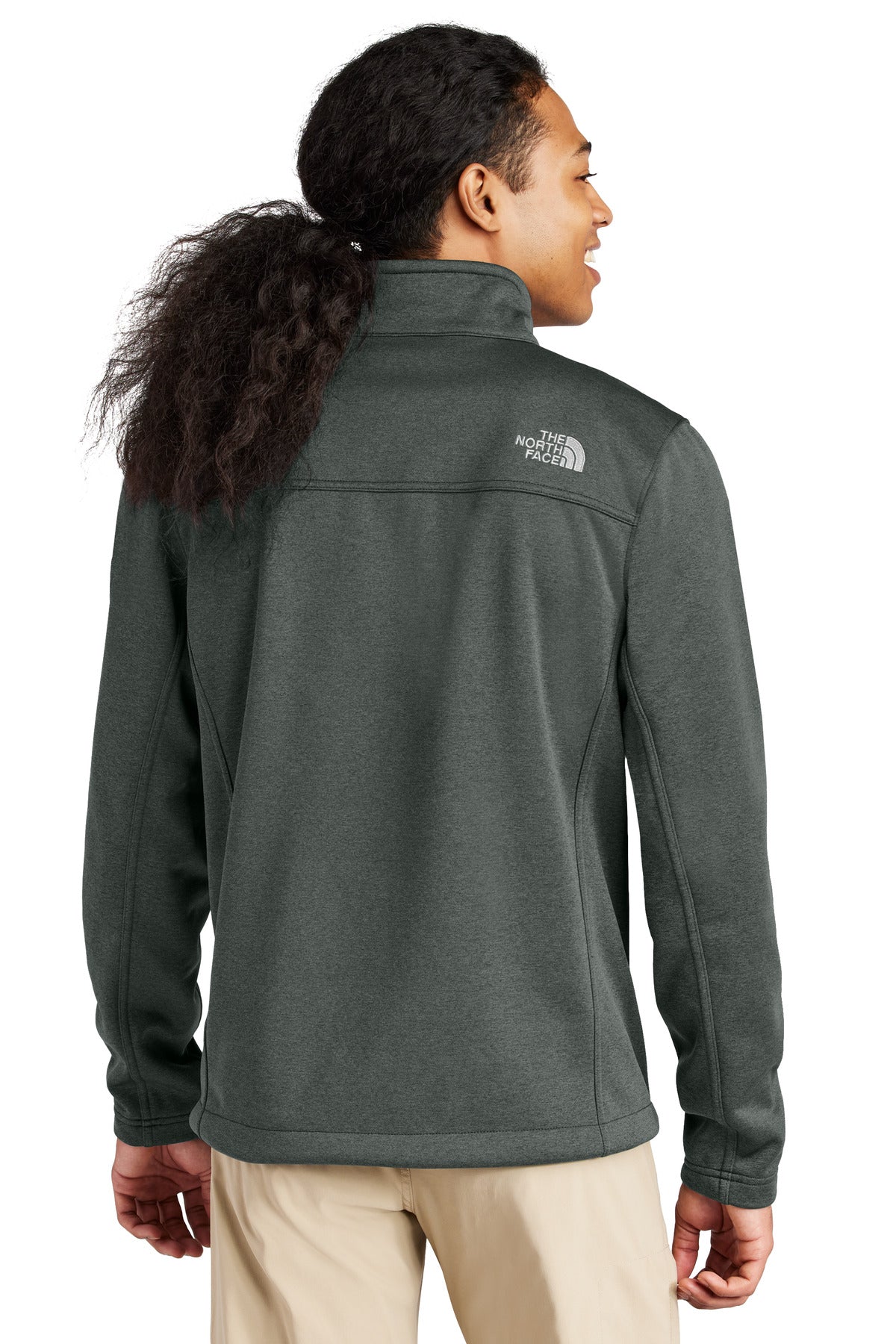The North Face Chest Logo Ridgewall Soft Shell Jacket NF0A88D5 TNF Dark Grey Heather