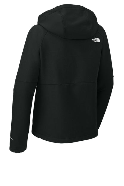 The North Face Women's Barr Lake Hooded Soft Shell Jacket NF0A8BUE TNF Black Heather