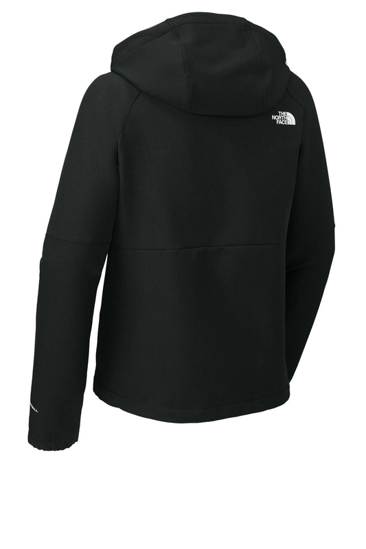 The North Face Women's Barr Lake Hooded Soft Shell Jacket NF0A8BUE TNF Black Heather