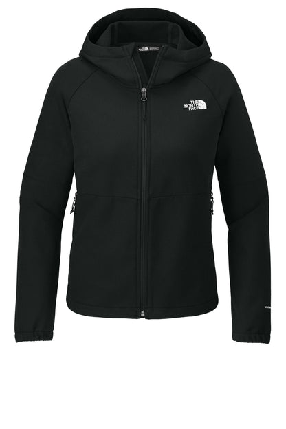 The North Face Women's Barr Lake Hooded Soft Shell Jacket NF0A8BUE TNF Black Heather