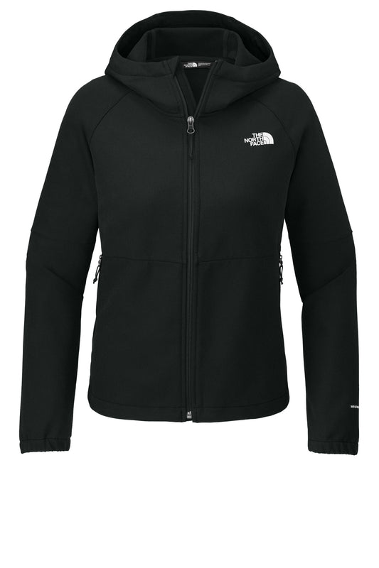 The North Face Women's Barr Lake Hooded Soft Shell Jacket NF0A8BUE TNF Black Heather