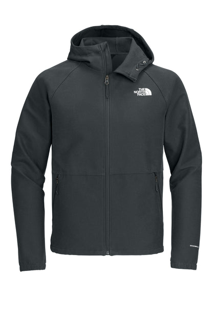 The North Face Barr Lake Hooded Soft Shell Jacket NF0A8BUF Asphalt Grey Dark Heather
