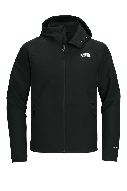 The North Face Barr Lake Hooded Soft Shell Jacket NF0A8BUF TNF Black Heather