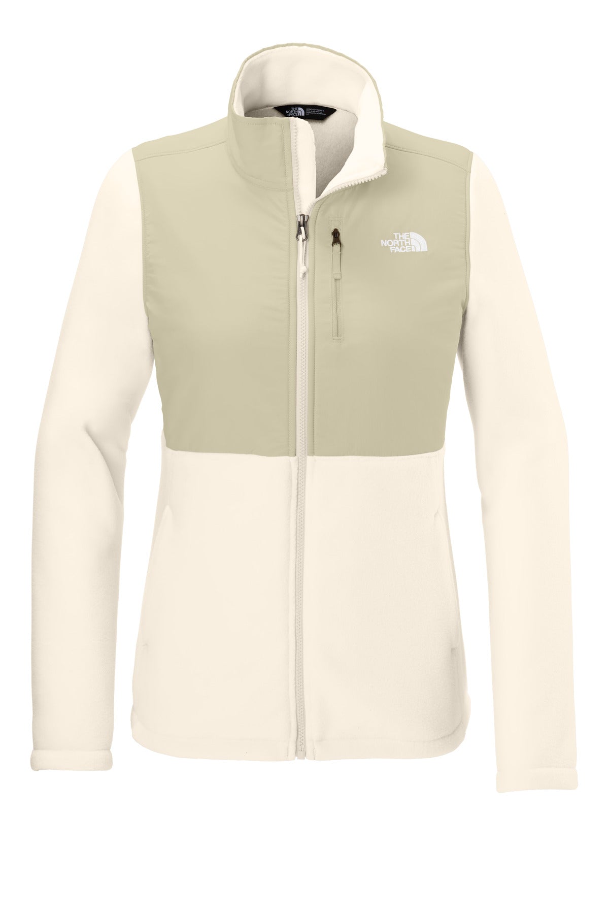 The North Face Women's Highest Peak Full-Zip Fleece Jacket NF0A8BUR Gardenia White/ Gravel