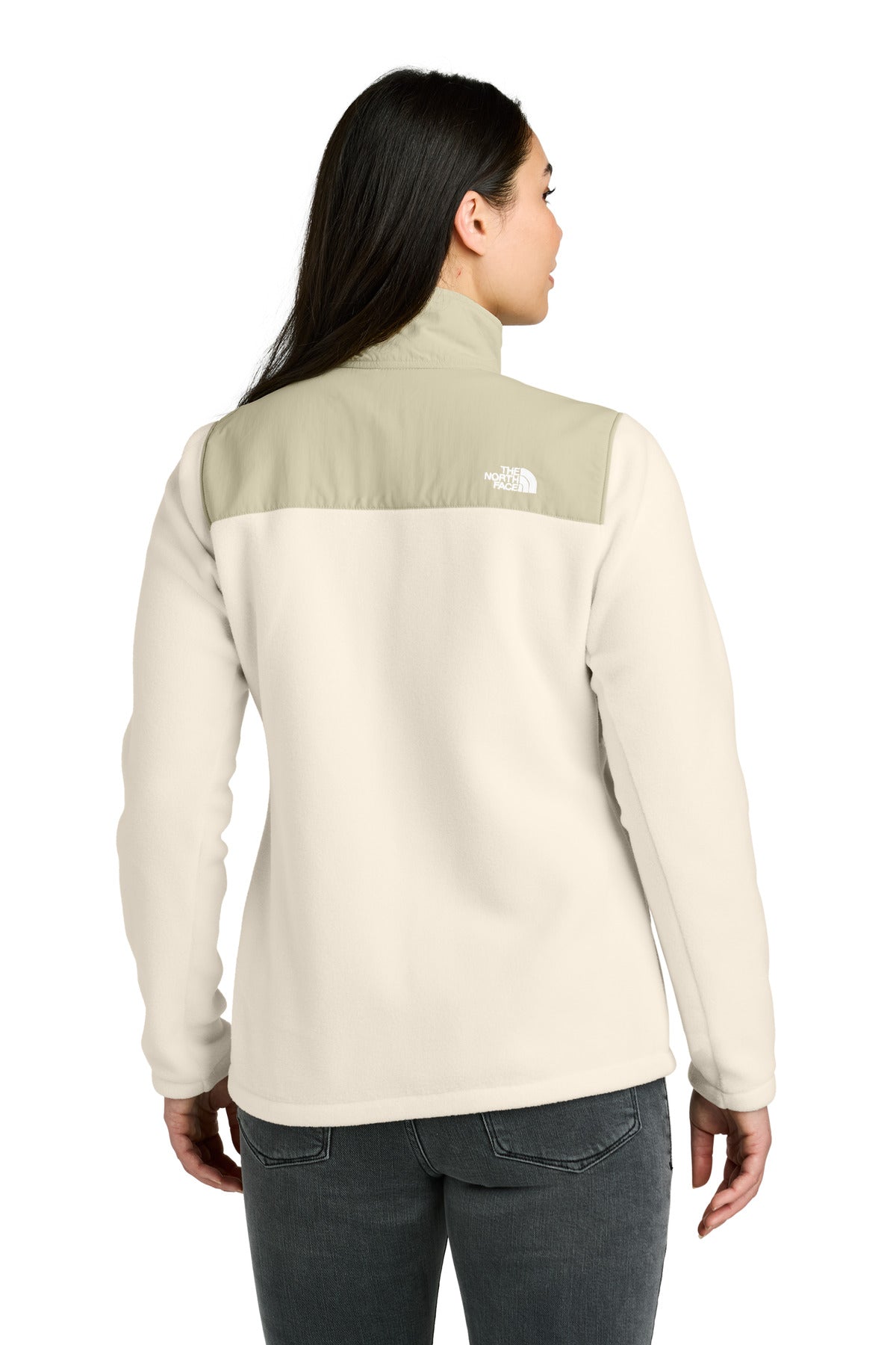 The North Face Women's Highest Peak Full-Zip Fleece Jacket NF0A8BUR Gardenia White/ Gravel
