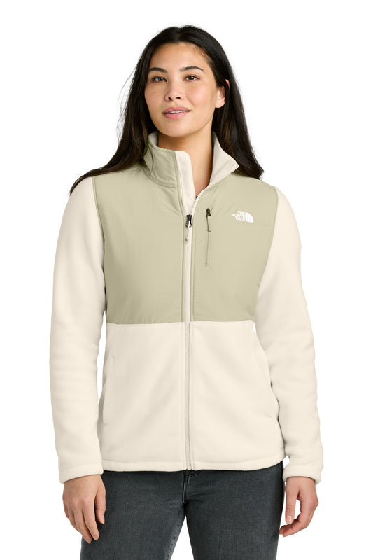 The North Face Women's Highest Peak Full-Zip Fleece Jacket NF0A8BUR Gardenia White/ Gravel