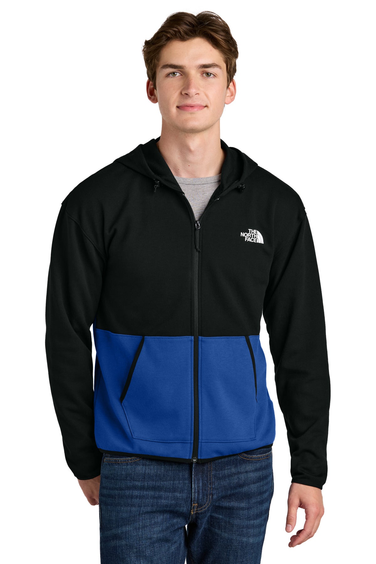 The North Face Double-Knit Full-Zip Hoodie NF0A8BUS TNF Blue/ TNF Black