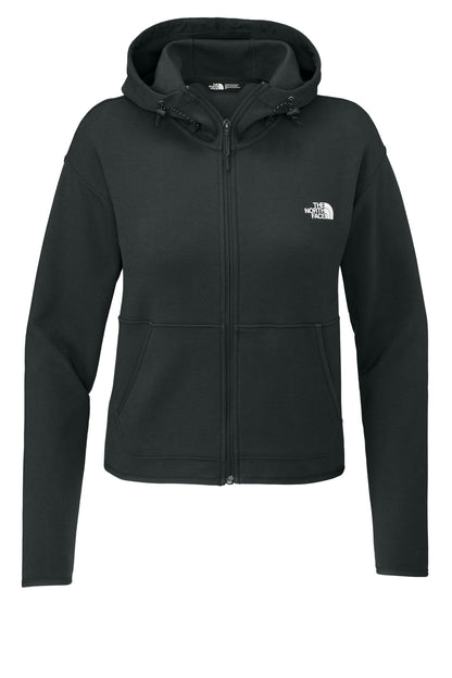 The North Face Women's Double-Knit Full-Zip Hoodie NF0A8BUT Asphalt Grey