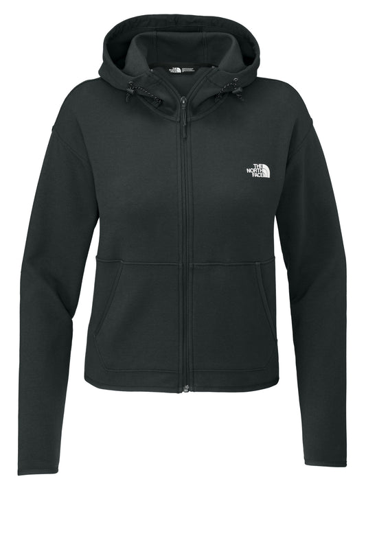 The North Face Women's Double-Knit Full-Zip Hoodie NF0A8BUT Asphalt Grey