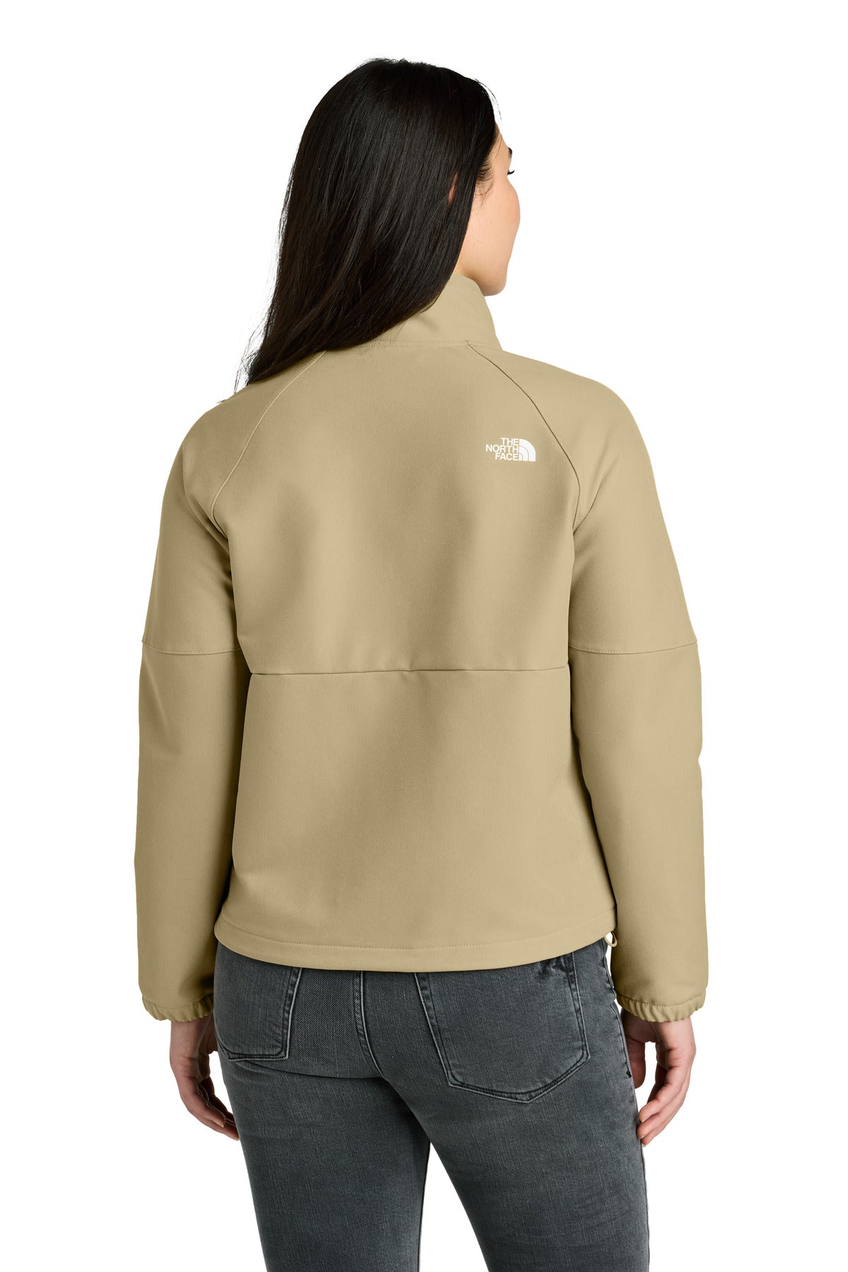 The North Face Women's Barr Lake Soft Shell Jacket NF0A8C5C Khaki Stone Dark Heather