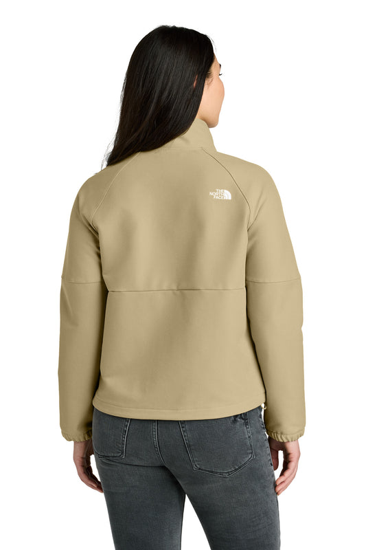 The North Face Women's Barr Lake Soft Shell Jacket NF0A8C5C Khaki Stone Dark Heather