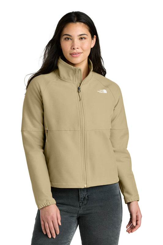 The North Face Women's Barr Lake Soft Shell Jacket NF0A8C5C Khaki Stone Dark Heather