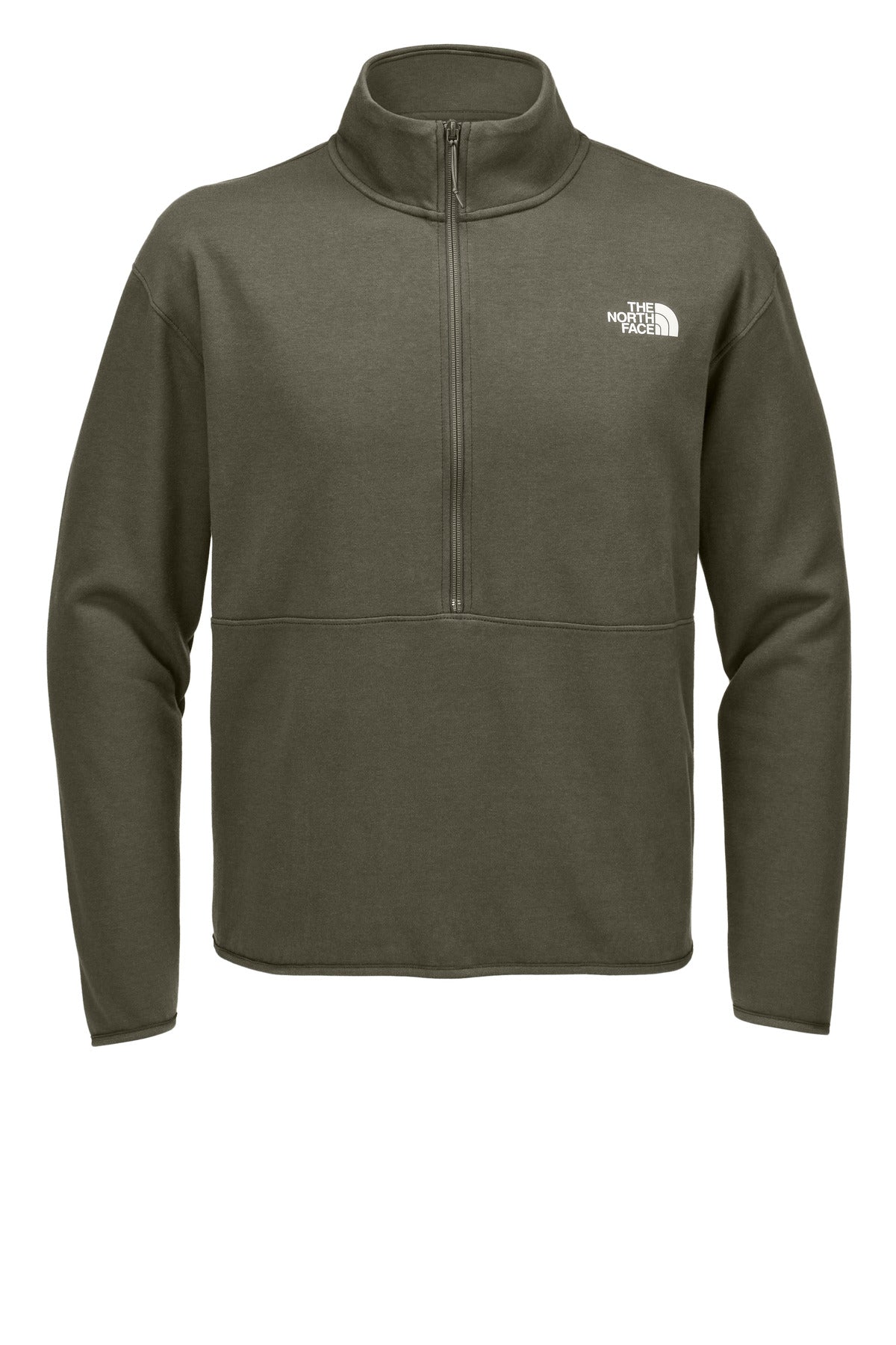 The North Face Double-Knit 1/2-Zip Fleece NF0A8C5G New Taupe Green