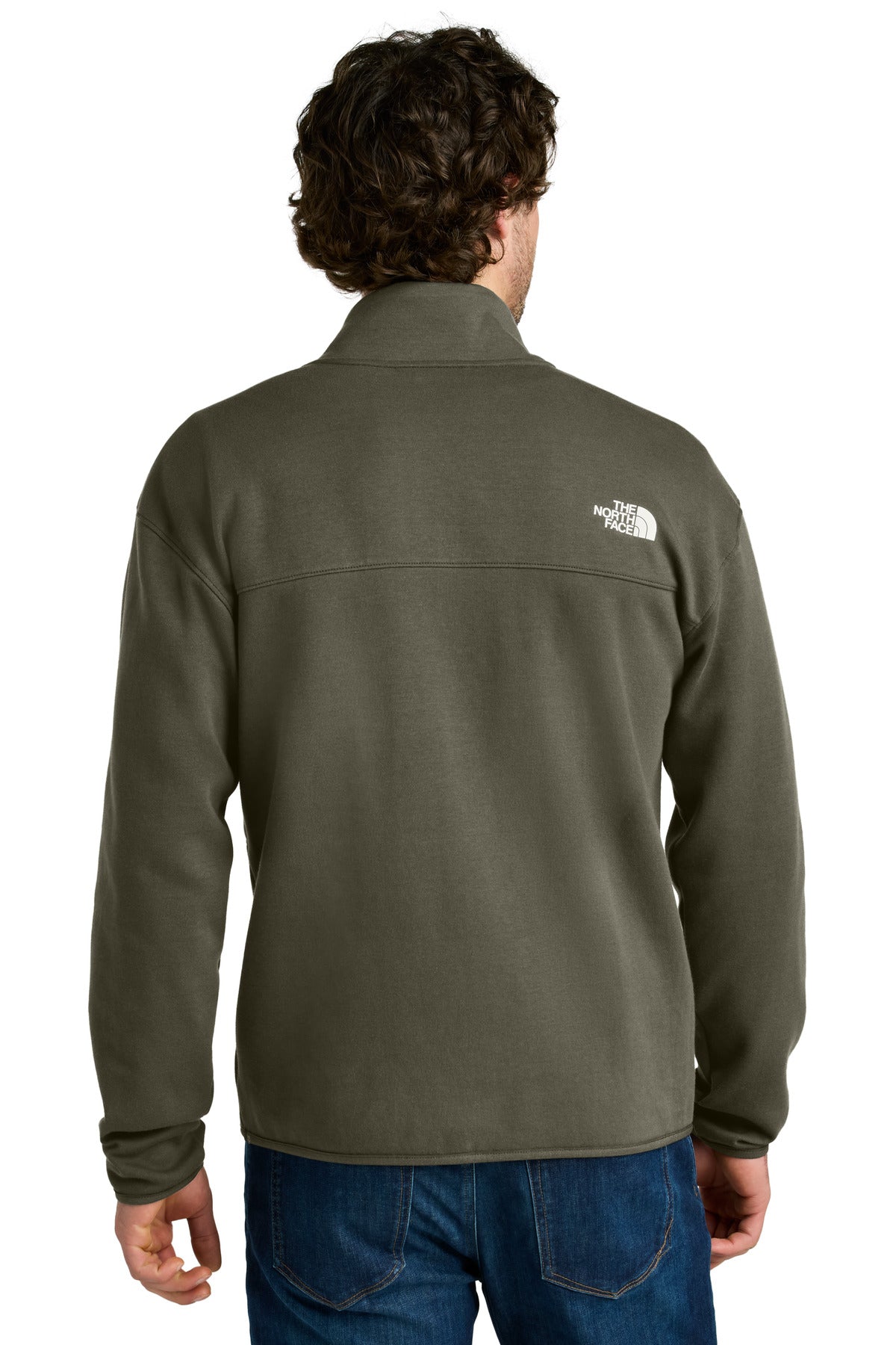 The North Face Double-Knit 1/2-Zip Fleece NF0A8C5G New Taupe Green