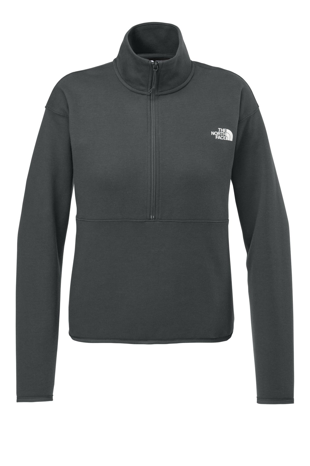 The North Face Women's Double-Knit 1/2-Zip Fleece NF0A8C5H Asphalt Grey