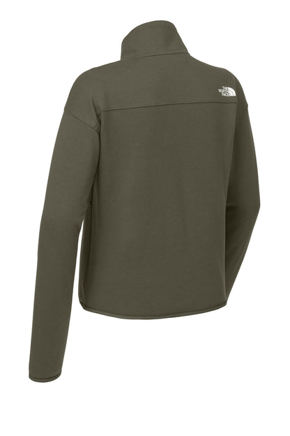 The North Face Women's Double-Knit 1/2-Zip Fleece NF0A8C5H New Taupe Green