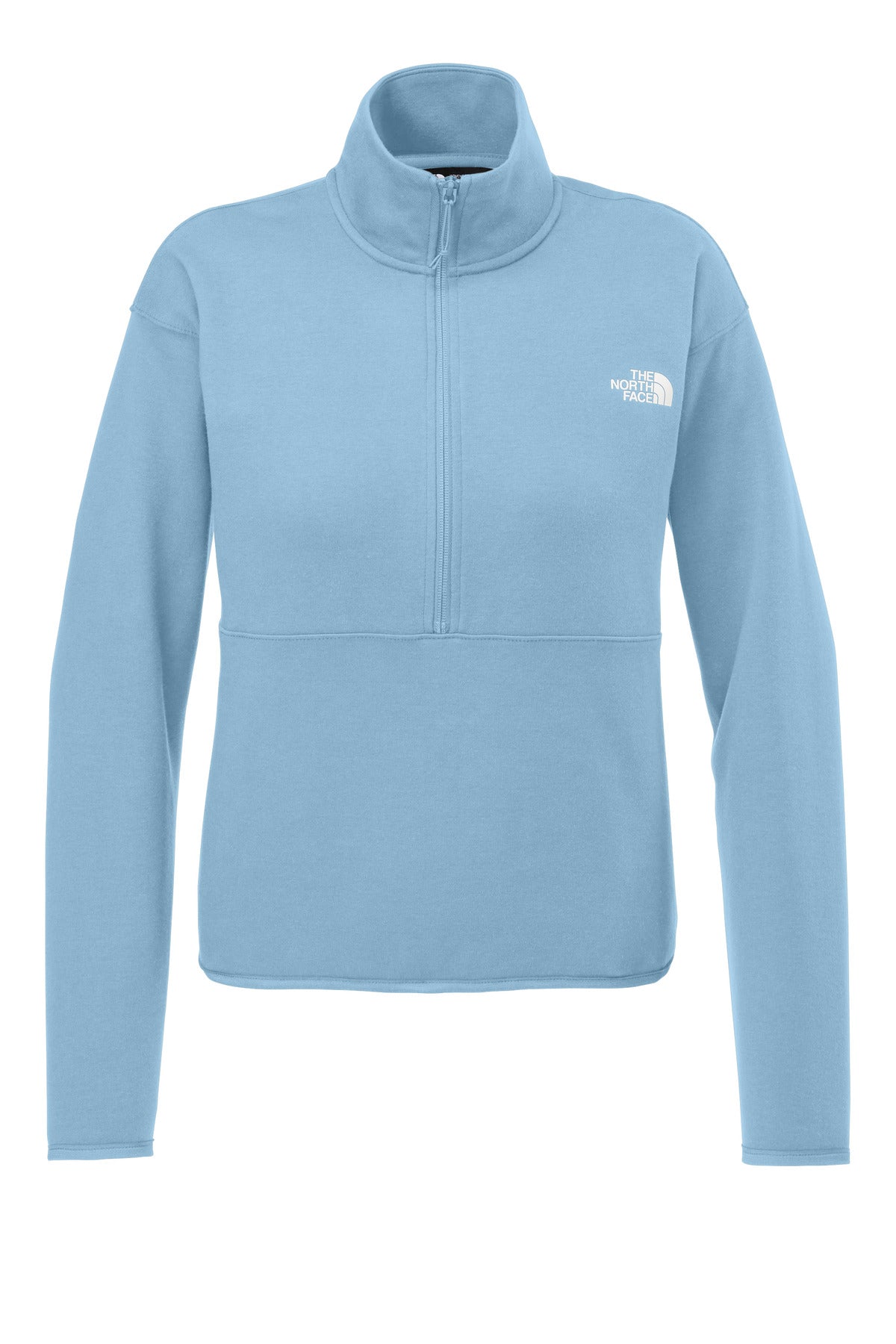The North Face Women's Double-Knit 1/2-Zip Fleece NF0A8C5H Steel Blue