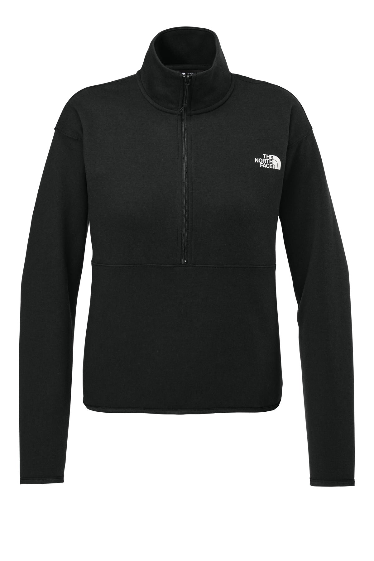 The North Face Women's Double-Knit 1/2-Zip Fleece NF0A8C5H TNF Black