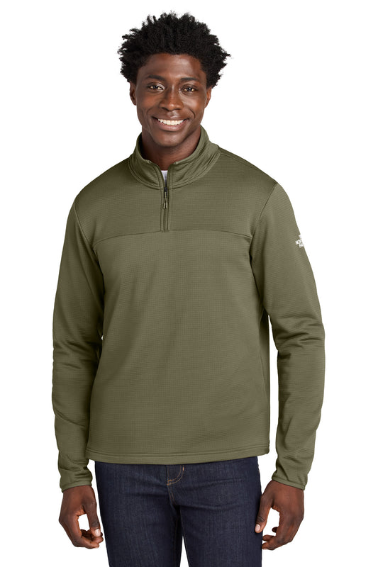 The North Face Aim 1/4-Zip Fleece NF0A8ENJ Burnt Olive Green