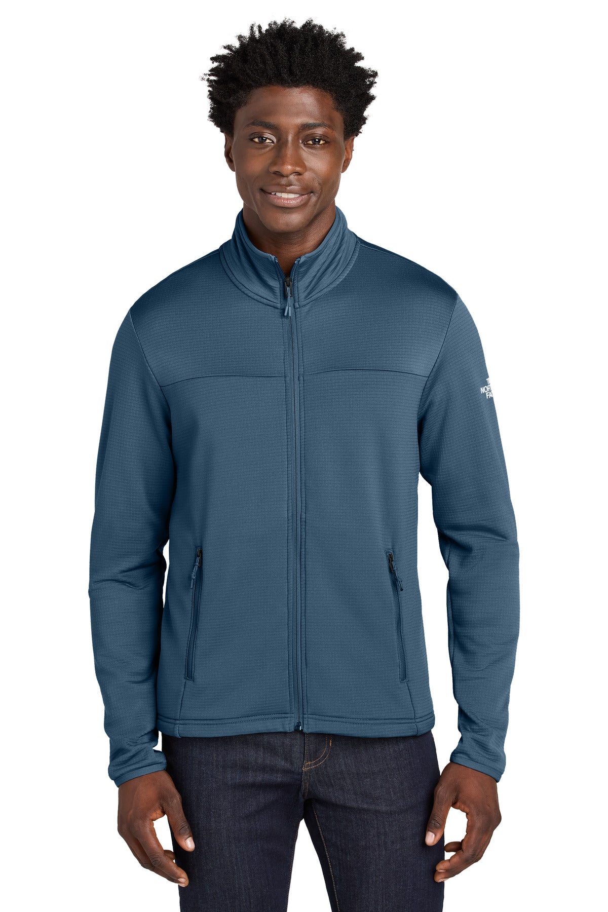 The North Face Aim Full-Zip Fleece Jacket NF0A8ENK Shady Blue