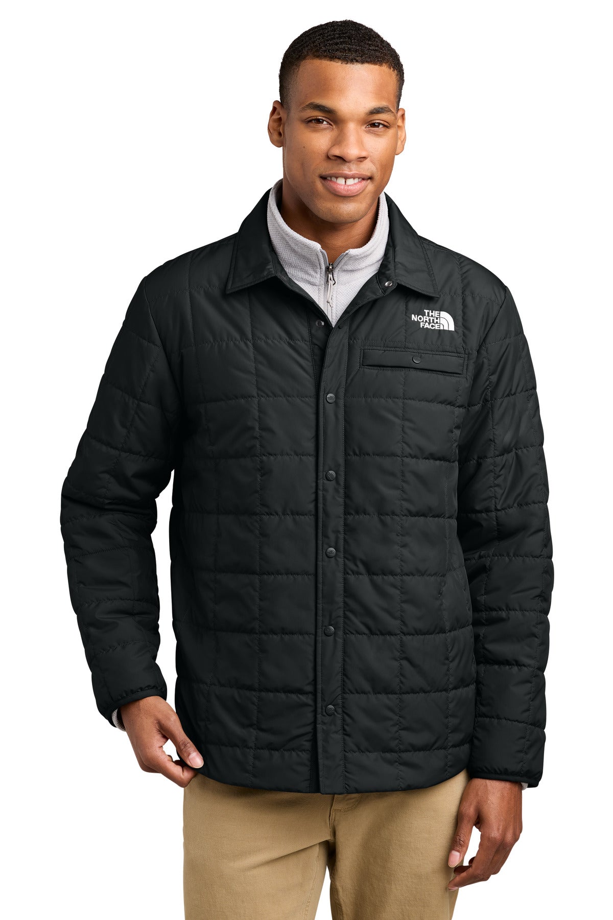 The North Face Iron Drift Quilted Shirt Jacket NF0A8JEX TNF Black