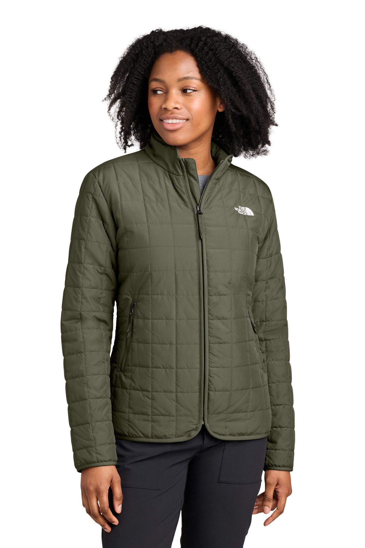 The North Face Women's Iron Drift Quilted Jacket NF0A8JEZ New Taupe Green