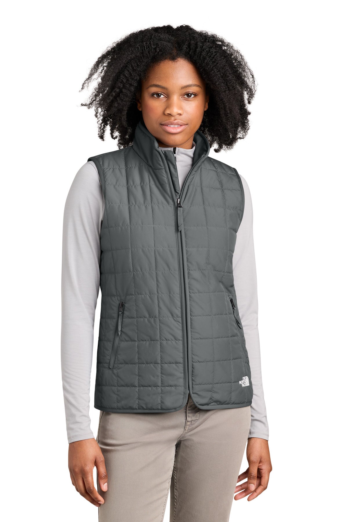 The North Face Women's Iron Drift Quilted Vest NF0A8JF0 Smoked Pearl Grey
