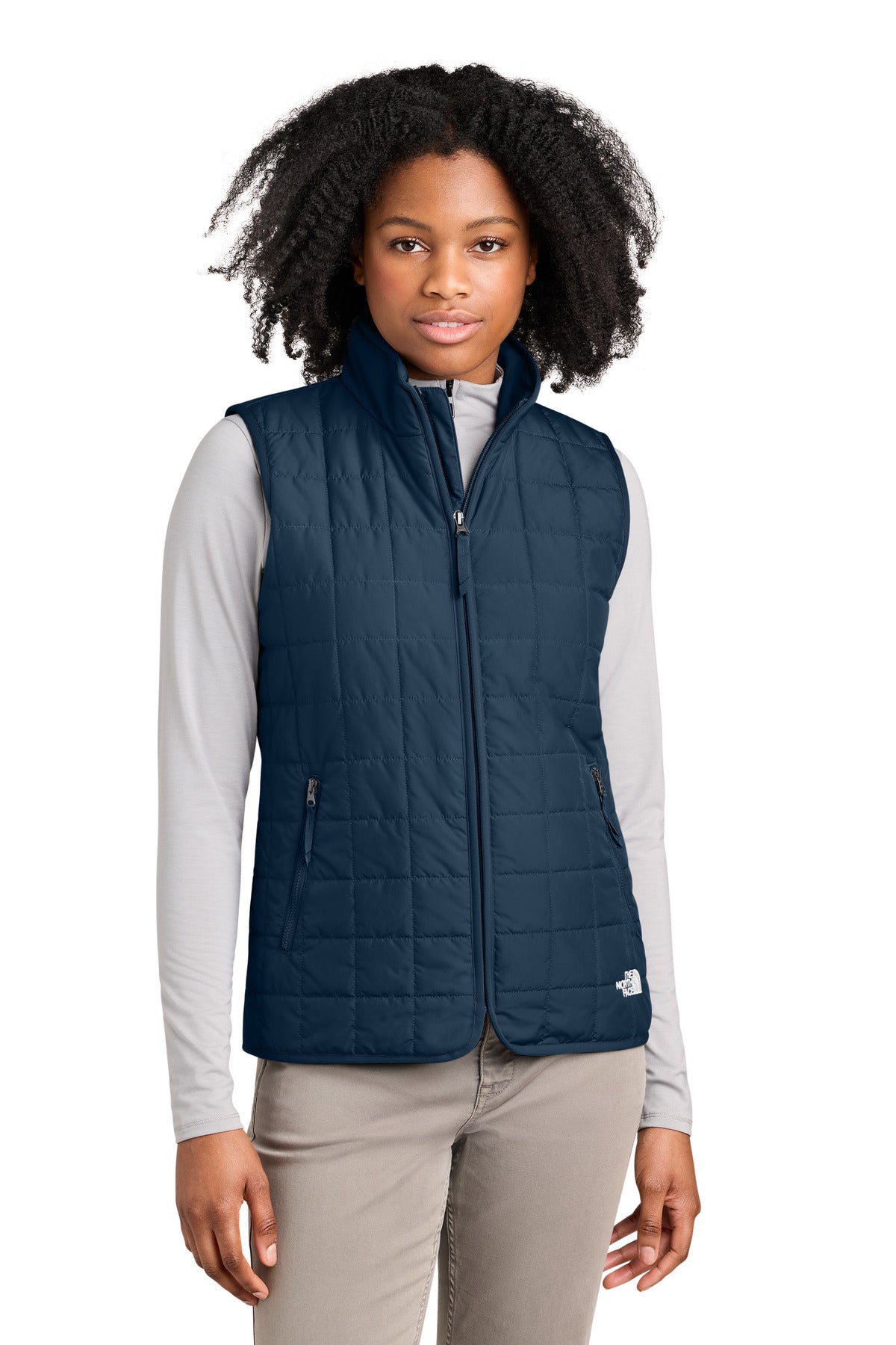 The North Face Women's Iron Drift Quilted Vest NF0A8JF0 Summit Navy