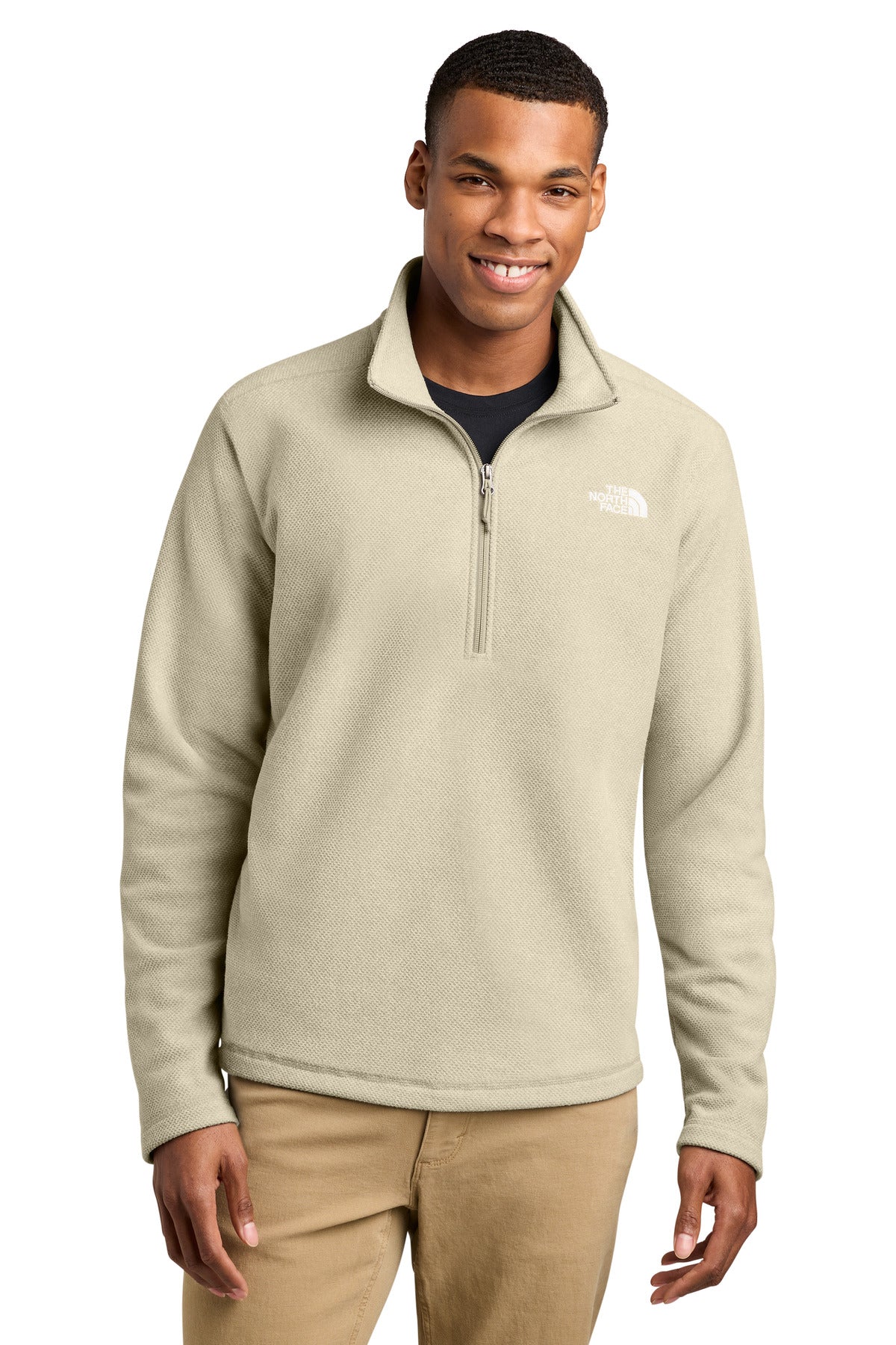 The North Face Textured Pine Grove 1/2-Zip NF0A8JF6 Gravel Heather