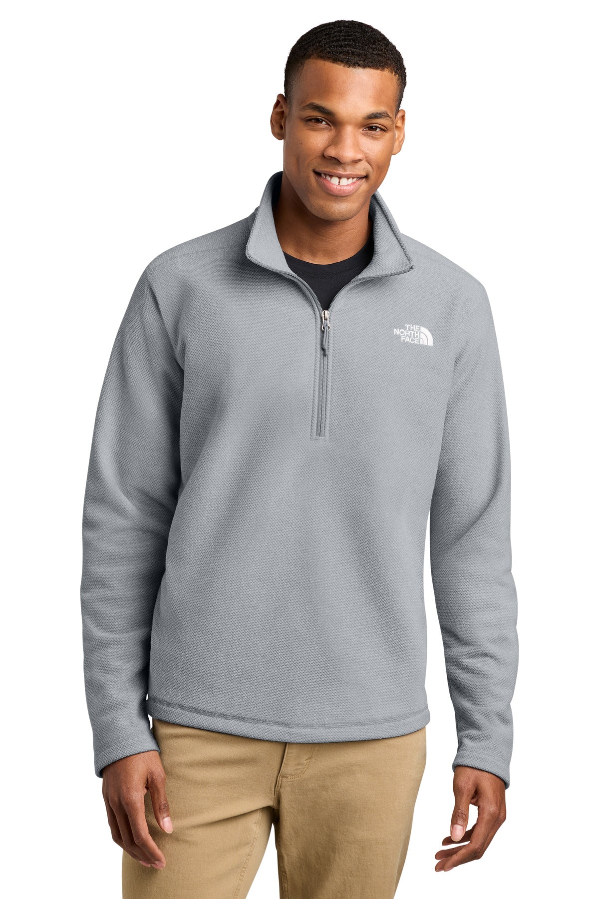 The North Face Textured Pine Grove 1/2-Zip NF0A8JF6 TNF Light Grey Heather
