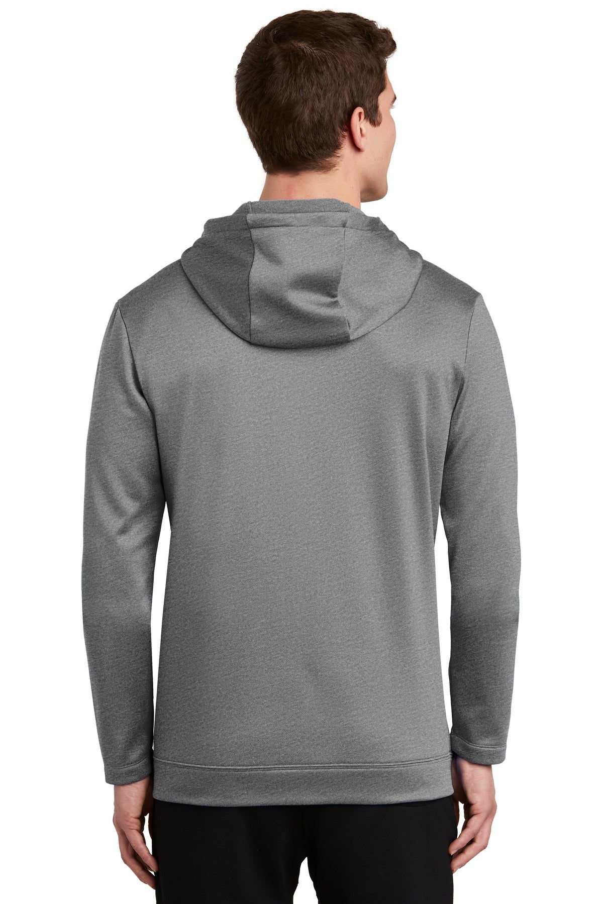 Nike Therma-FIT Full-Zip Fleece Hoodie. NKAH6259 Dark Grey Heather