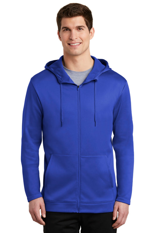 Nike Therma-FIT Full-Zip Fleece Hoodie. NKAH6259 Game Royal