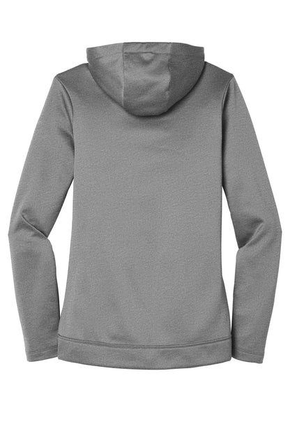 Nike Women's Therma-FIT Full-Zip Fleece Hoodie. NKAH6264 Dark Grey Heather
